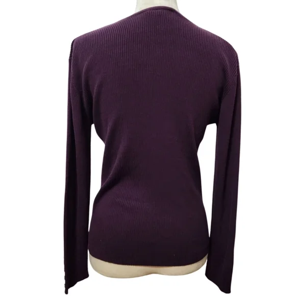 Coldwater Creek  silk plus cardigan - Picture 3 of 4